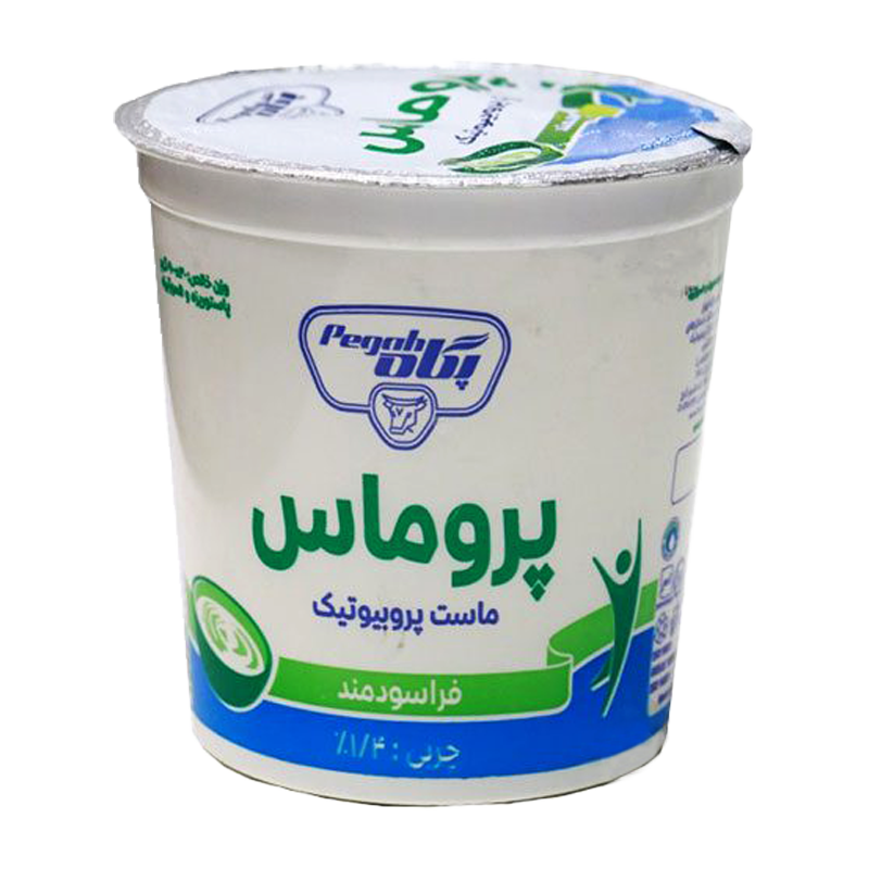 ماست‌لیوانی‌پروبیوتیک‌800گ‌1/4%‌ پگاه
