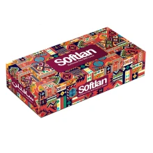 دستمال کاغذی 100 برگ دولایه سافتلن