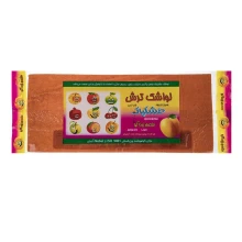 لواشک زردآلو خشکپاک سلفون 90 گرم