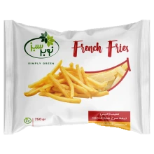 سیب زمینی خلال منجمد نوبر سبز 750 گرمی