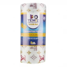 دستمال رول طرح دار تمیز