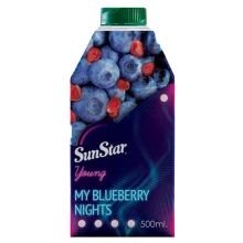 آبمیوه نکتار بلوبری 500 سی سی  سان استار