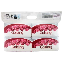 پک4عددی دستمال کاغذی اقتصادی گلرنگ250برگ