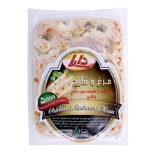 ژامبون مرغ و قارچ 60% دارا 250 گرمی