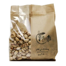 پسته فندقی خام 500 گرمی اوشان
