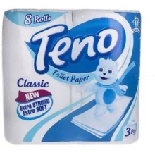 دستمال توالت 3لایه 8رول تنو