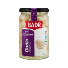 ترشی سیر مروارید شیشه ای 650گرمی بدر