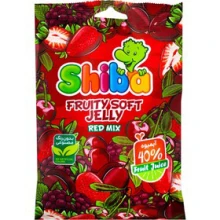 پاستیل آبمیوه ای میوه قرمز 160گرمی شیبا