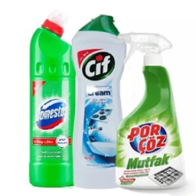 سفیدکننده دامستوس+اسپری آشپزخانه+سیف کرم