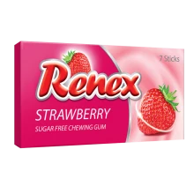 ادامس مینی استیک 7عددی توت فرنگی رنکس