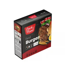 همبرگر 60% گوشت قرمز 400گرمی پک فود