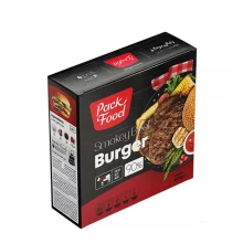 همبرگر90% ذغالی گوشت قرمز 400گرمی پک فود