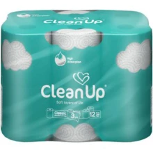 دستمال توالت 12 قلو های کلین